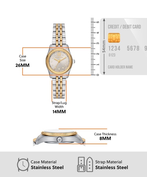 MICHAEL KORS(マイケルコース)の「マイケル・コース 腕時計 レディース アナログ ステンレス MK4815SET(アナログ腕時計・レディース・マルチ・FREE)」の7枚目の写真