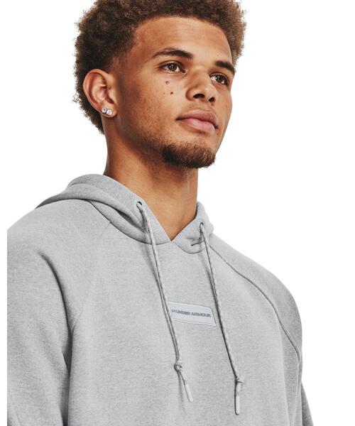 UNDER ARMOUR(アンダーアーマー)の「UAヘビーウエイト テリー フーディー(トレーニング/メンズ)(スウェット・メンズ・グレー・XL/L/M/XXL/S)」の4枚目の写真