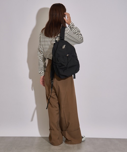 COLDE (コルデ)の「【COLDE】ギャザーナイロンバックパック リュックサック 3241-315-1(バックパック/リュック・レディース・ブラック/グレー/モカ/アイボリー・FREE)」の10枚目の写真