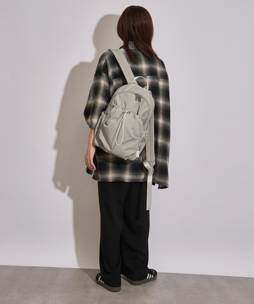 COLDE (コルデ)の「【COLDE】ギャザーナイロンバックパック リュックサック 3241-315-1(バックパック/リュック・レディース・ブラック/グレー/モカ/アイボリー・FREE)」の20枚目の写真