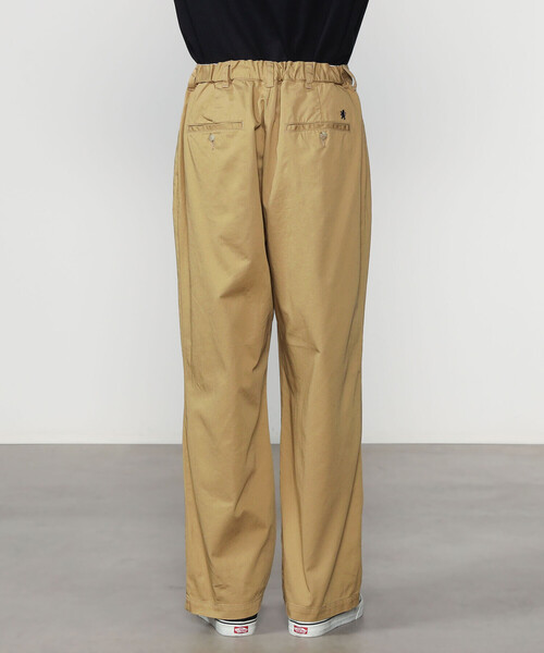 GYMPHLEX(ジムフレックス)の「Gymphlex | コットンチノ 2タック イージーパンツ MEN(チノパンツ・メンズ・オフホワイト/ベージュ/ブラック・L/M/S)」の11枚目の写真