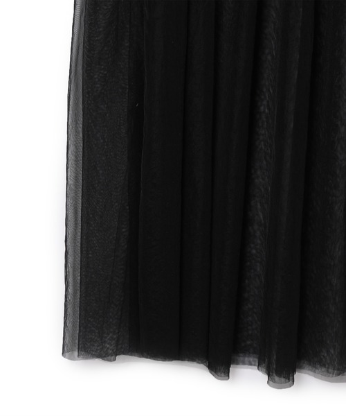 ROPE' PICNIC(ロペピクニック)の「バックリボンチュールキャミワンピース(ワンピース・レディース・オフホワイト/ブラック/チャコールグレー・38)」の10枚目の写真