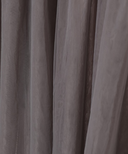 ROPE' PICNIC(ロペピクニック)の「バックリボンチュールキャミワンピース(ワンピース・レディース・オフホワイト/ブラック/チャコールグレー・38)」の14枚目の写真