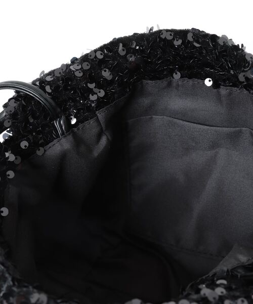 tood.(トード)の「【tood.】スパンコール 巾着ポシェット ショルダーバッグ(ショルダーバッグ・レディース・ブラック/マルチ/シルバー・FREE)」の15枚目の写真