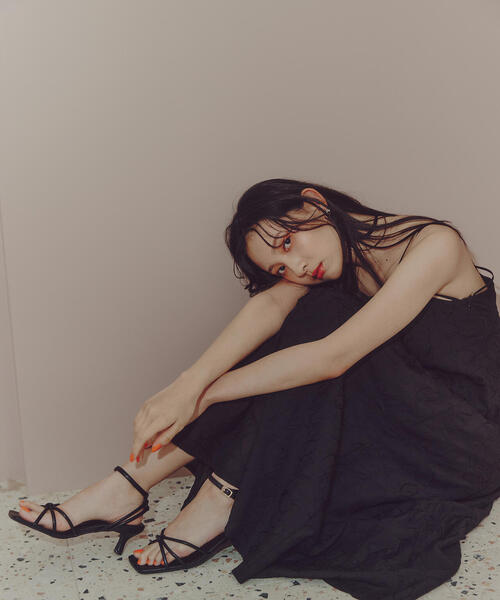 PROPORTION BODY DRESSING（プロポーションボディドレッシング）の「コードエンブロイダリーワンピース / 1214140408（ワンピース・レディース・グレー/ブラック・MEDIUM/SMALL）」の5枚目の写真