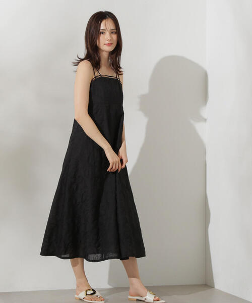 PROPORTION BODY DRESSING（プロポーションボディドレッシング）の「コードエンブロイダリーワンピース / 1214140408（ワンピース・レディース・グレー/ブラック・MEDIUM/SMALL）」の14枚目の写真