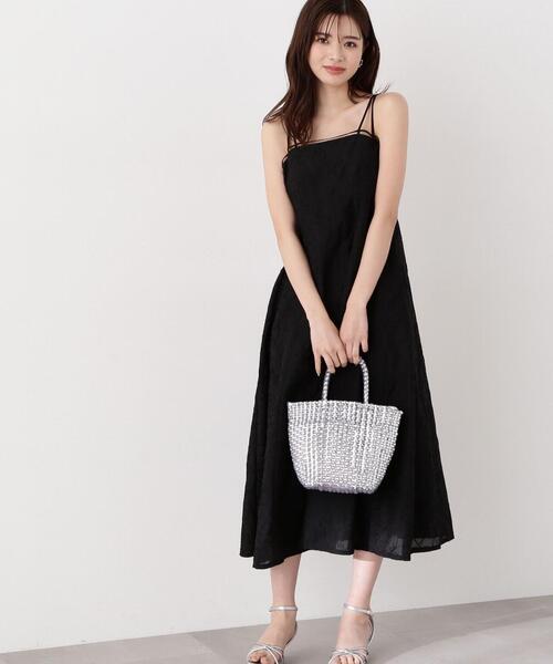 PROPORTION BODY DRESSING（プロポーションボディドレッシング）の「コードエンブロイダリーワンピース / 1214140408（ワンピース・レディース・グレー/ブラック・MEDIUM/SMALL）」の18枚目の写真