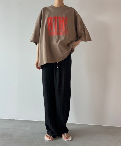 Unitage(ユニテージ)の「カットジャガードイージーパンツ(その他パンツ・レディース・ブルー/ホワイト/ブラック/グリーン/ピンクベージュ・FREE)」の21枚目の写真