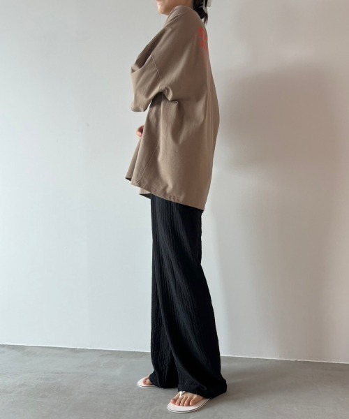 Unitage(ユニテージ)の「カットジャガードイージーパンツ(その他パンツ・レディース・ブルー/ホワイト/ブラック/グリーン/ピンクベージュ・FREE)」の22枚目の写真