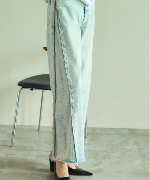 MAISON SPECIAL（メゾンスペシャル）の「Side Long Zip Denim