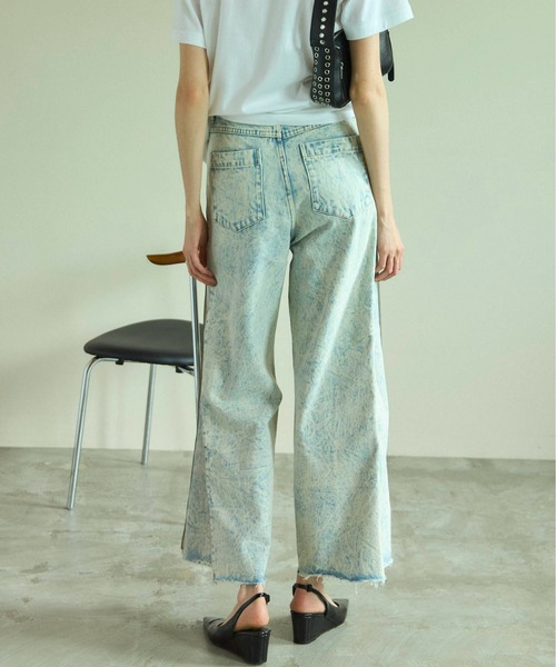 MAISON SPECIAL（メゾンスペシャル）の「Side Long Zip Denim