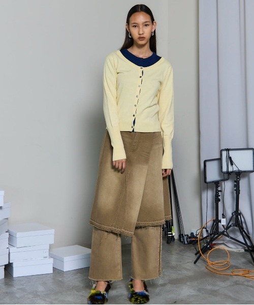 Side Long Zip Denim/サイドロングジップデニム【MAISON SPECIAL