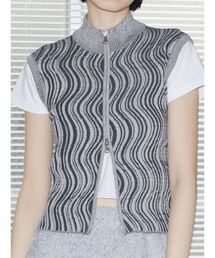 VEQUM | 【VEQUM】WAVING HI NECK RIB TANKTOP(タンクトップ)