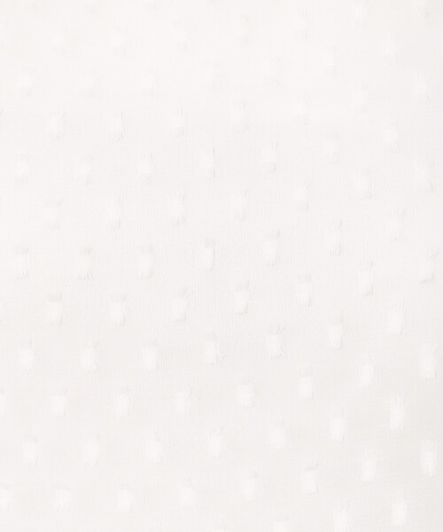 OPAQUE.CLIP（オペークドットクリップ）の「◆シアーフリンジドットタックスリーブブラウス【洗濯機洗い可】（シャツ/ブラウス・レディース・ライトブルー/ブラック/オフホワイト・42/40/38）」の7枚目の写真