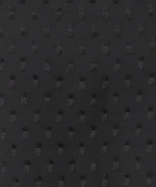 OPAQUE.CLIP（オペークドットクリップ）の「◆シアーフリンジドットタックスリーブブラウス【洗濯機洗い可】（シャツ/ブラウス・レディース・ライトブルー/ブラック/オフホワイト・42/40/38）」の11枚目の写真