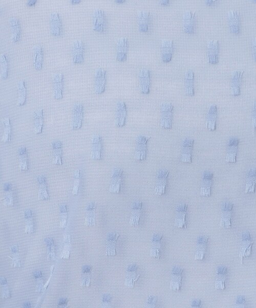 OPAQUE.CLIP（オペークドットクリップ）の「◆シアーフリンジドットタックスリーブブラウス【洗濯機洗い可】（シャツ/ブラウス・レディース・ライトブルー/ブラック/オフホワイト・42/40/38）」の15枚目の写真