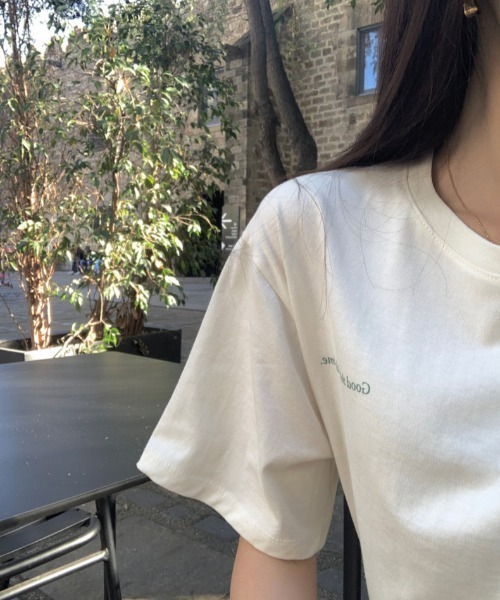 LAC-VERT(ラック・ヴェール)の「ハートロゴバックプリントTシャツ(Tシャツ/カットソー・レディース・グリーン/レッド/ブラック・FREE)」の15枚目の写真