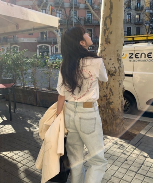 LAC-VERT(ラック・ヴェール)の「ハートロゴバックプリントTシャツ(Tシャツ/カットソー・レディース・グリーン/レッド/ブラック・FREE)」の16枚目の写真