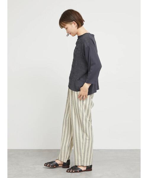 sm2rhythm（サマンサモスモスリズム）の「【イージーケア】レーヨンリネンイージーパンツ（その他パンツ・レディース・ブラック/グレー/ベージュ・F）」の16枚目の写真