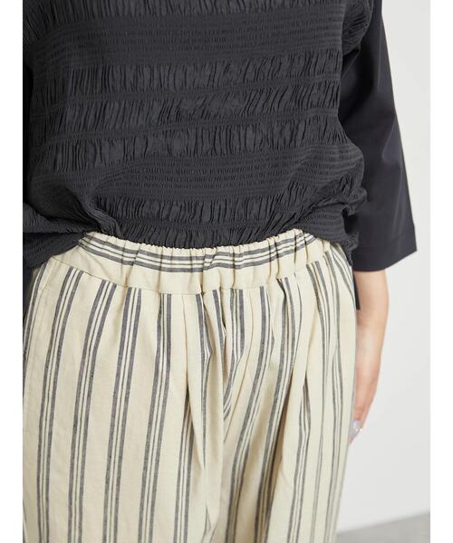sm2rhythm（サマンサモスモスリズム）の「【イージーケア】レーヨンリネンイージーパンツ（その他パンツ・レディース・ブラック/グレー/ベージュ・F）」の22枚目の写真