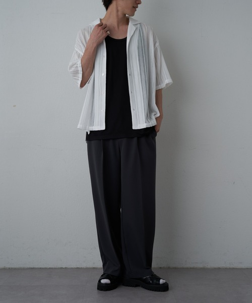 COLONY 2139（コロニートゥーワンスリーナイン）の「G.Y.M スポーティーポンチロングタンク（タンクトップ・メンズ・ホワイト/ブラック・LARGE/MEDIUM）」の16枚目の写真