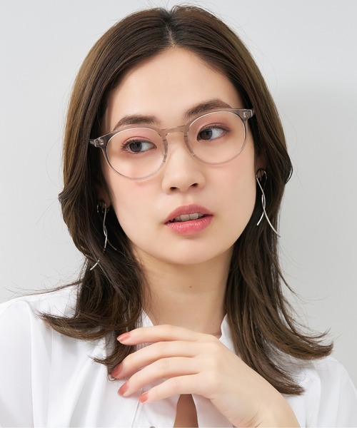 クリアフレーム ボストン型 PCメガネ Zoff（ゾフ）の「ボストン型 メガネ｜クリアフレーム｜Zoff｜TREND