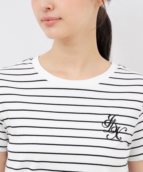 プリント コットン Tシャツ MAISON et VOYAGE コットン プリントTシャツ｜トゥモローランド