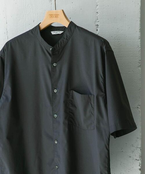 URBAN RESEARCH DOORS（アーバンリサーチドアーズ）の「L/T タイプライター バンドカラーシャツ（シャツ/ブラウス・メンズ・チャコールグレー/ライトブルー/ブラウン・LARGE/MEDIUM）」の14枚目の写真