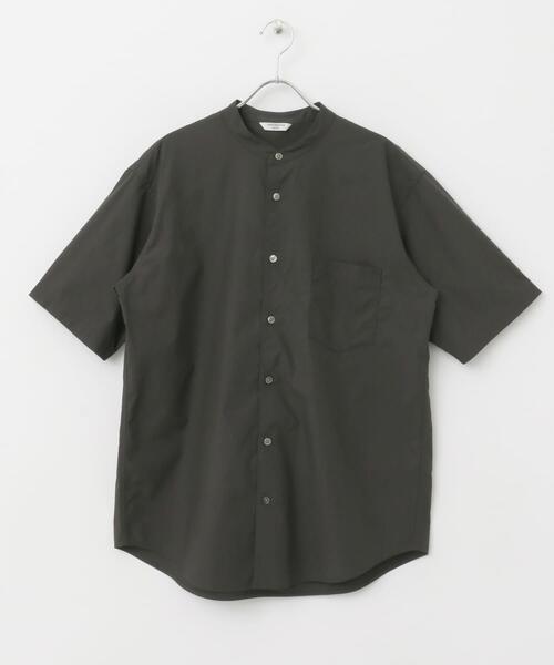 URBAN RESEARCH DOORS（アーバンリサーチドアーズ）の「L/T タイプライター バンドカラーシャツ（シャツ/ブラウス・メンズ・チャコールグレー/ライトブルー/ブラウン・LARGE/MEDIUM）」の15枚目の写真