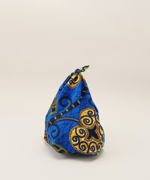 B.C STOCK（ベーセーストック）の「AFRICAN SQUARE/アフリカンスクエア 別注 パーニュアヅマブクロ（ハンドバッグ・レディース・レッド/ピンク/ブルー/グリーン・FREE）」の5枚目の写真