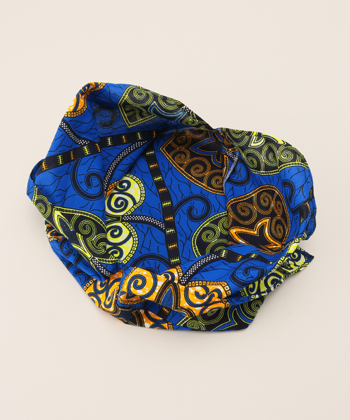 B.C STOCK（ベーセーストック）の「AFRICAN SQUARE/アフリカンスクエア 別注 パーニュアヅマブクロ（ハンドバッグ・レディース・レッド/ピンク/ブルー/グリーン・FREE）」の8枚目の写真