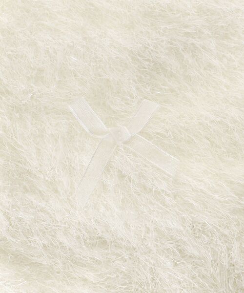 MAJESTIC LEGON（マジェスティックレゴン）の「ラメリボンプードルビスチェ（キャミソール・レディース・ホワイト系その他/ピンク/ライトグレー/ブラック/グレー系その他・MEDIUM）」の18枚目の写真