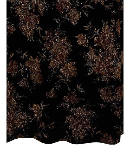ワンピース ameri FLOWER PRINT VELOUR DRESS FLOWER PRINT VELOUR DRESS（ドレス）｜Ameri（アメリ）の