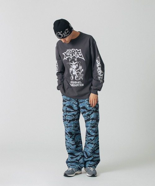 【セール】GLOBAL TAKEOVER L/S TEE（Tシャツ/カットソー）｜XLARGE（エクストララージ）