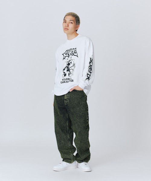 【セール】GLOBAL TAKEOVER L/S TEE（Tシャツ/カットソー）｜XLARGE（エクストララージ）