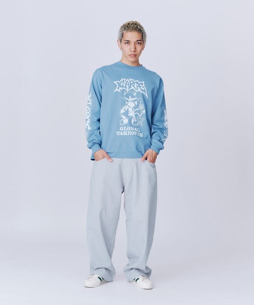 【セール】GLOBAL TAKEOVER L/S TEE（Tシャツ/カットソー）｜XLARGE（エクストララージ）