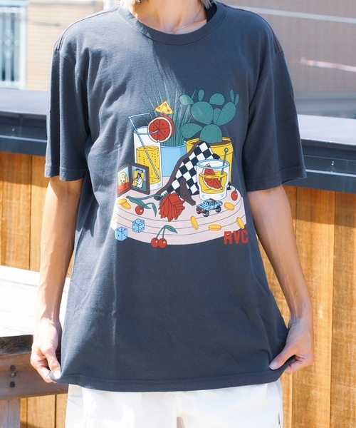 【セール】RVCA メンズ 【LUKE P】 LUKE STILL LIFE SS Ｔシャツ 【2024年夏モデル】/ルーカ半袖Tシャツ（Tシャツ/カットソー）｜RVCA（ルーカ）