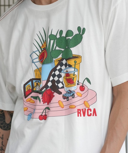 RVCA(ルーカ)の「RVCA メンズ 【LUKE P】 LUKE STILL LIFE SS Tシャツ 【2024年夏モデル】/ルーカ半袖Tシャツ(Tシャツ/カットソー・メンズ・オフホワイト/ブラック・LARGE/MEDIUM/SMALL/X-LARGE)」の9枚目の写真