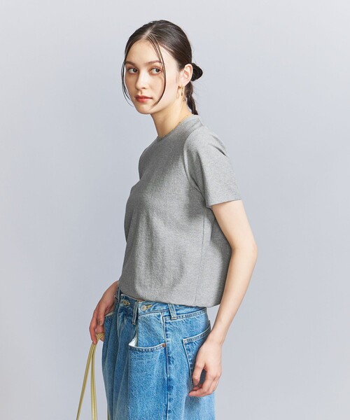 ビューティー&ユース　ラメカットソーショートスリーブプルオーバー BEAUTY&YOUTH UNITED ARROWS（ビューティーアンドユース