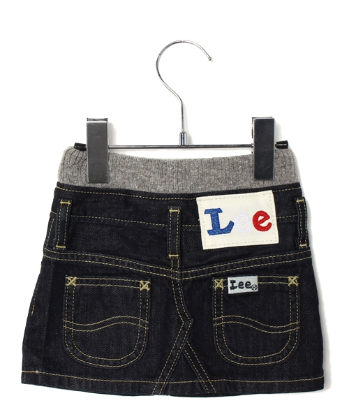 Lee（リー）の「【Lee×CIOPANIC TYPY】リー別注デニムスカート（デニムスカート・キッズ・ブルー/ダークブルー・100/110/120/130/90）」の3枚目の写真