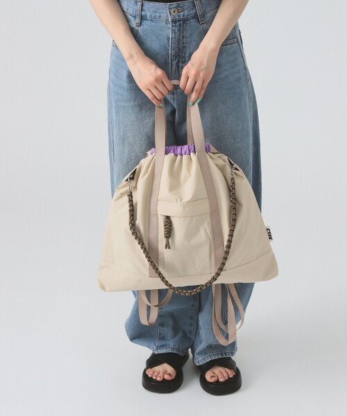 Ray BEAMS(レイビームス)の「CONTROL FREAK / ナイロン 3Way トートバッグ(トートバッグ・レディース・ブラック/グリーン系その他5/グレー/ベージュ/ブラック系その他4/ブラウン/その他・ONE SIZE)」の5枚目の写真