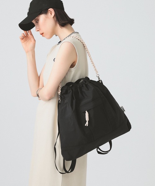 Ray BEAMS(レイビームス)の「CONTROL FREAK / ナイロン 3Way トートバッグ(トートバッグ・レディース・ブラック/グリーン系その他5/グレー/ベージュ/ブラック系その他4/ブラウン/その他・ONE SIZE)」の2枚目の写真