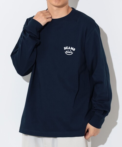 国内発送 Stone ワンポイントロゴ ロングスリーブTシャツ ユニセックス】スマイルロゴ ワンポイント ロングスリーブ(T