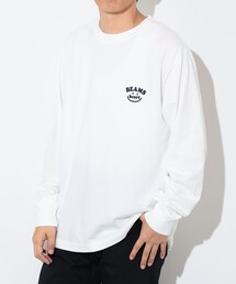【ユニセックス】スマイルロゴ ワンポイント ロングスリーブ