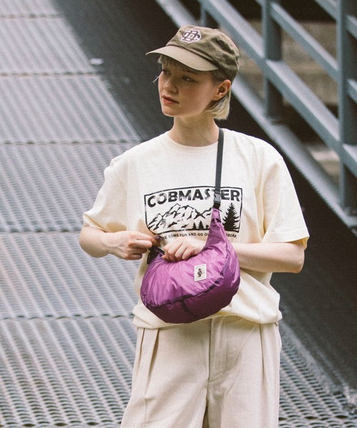 COBMASTER(コブマスター)の「【COBMASTER/コブマスター】CORDURA RIP BANANA SHOULDER S 72(ショルダーバッグ・メンズ・ブラック/ベージュ/パープル/ホワイト・FREE)」の5枚目の写真