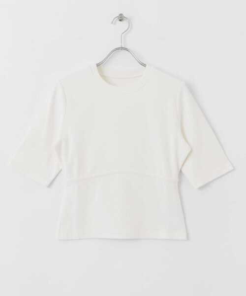 SENSE OF PLACE by URBAN RESEARCH(センスオブプレイスバイアーバンリサーチ)の「ウエストリブコンパクトトップ(Tシャツ/カットソー・レディース・アイボリー/ブラック/ライトグレー/レッド・ONE)」の19枚目の写真