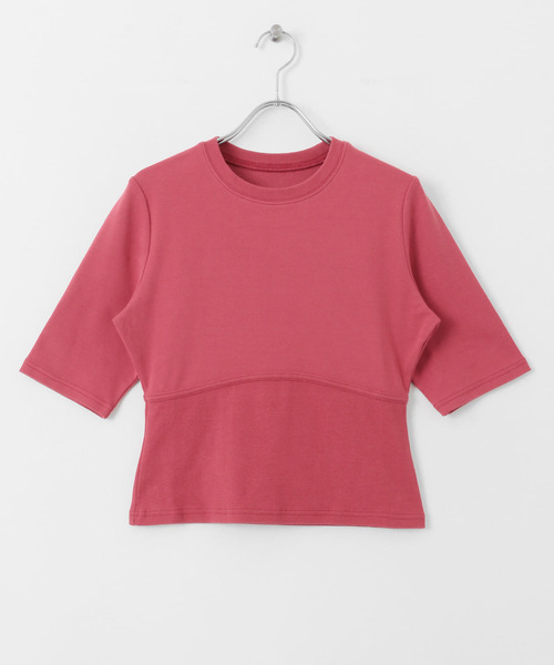 SENSE OF PLACE by URBAN RESEARCH(センスオブプレイスバイアーバンリサーチ)の「ウエストリブコンパクトトップ(Tシャツ/カットソー・レディース・アイボリー/ブラック/ライトグレー/レッド・ONE)」の10枚目の写真