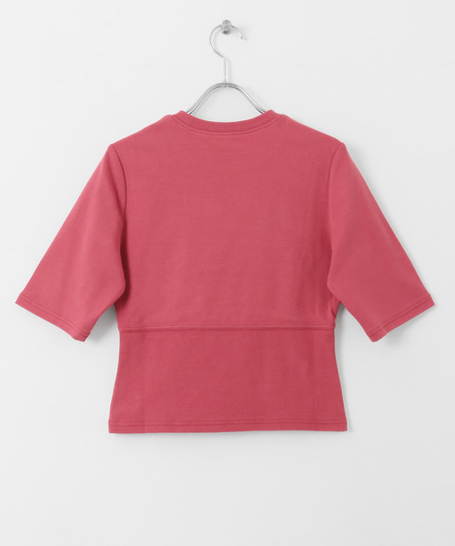 SENSE OF PLACE by URBAN RESEARCH(センスオブプレイスバイアーバンリサーチ)の「ウエストリブコンパクトトップ(Tシャツ/カットソー・レディース・アイボリー/ブラック/ライトグレー/レッド・ONE)」の11枚目の写真