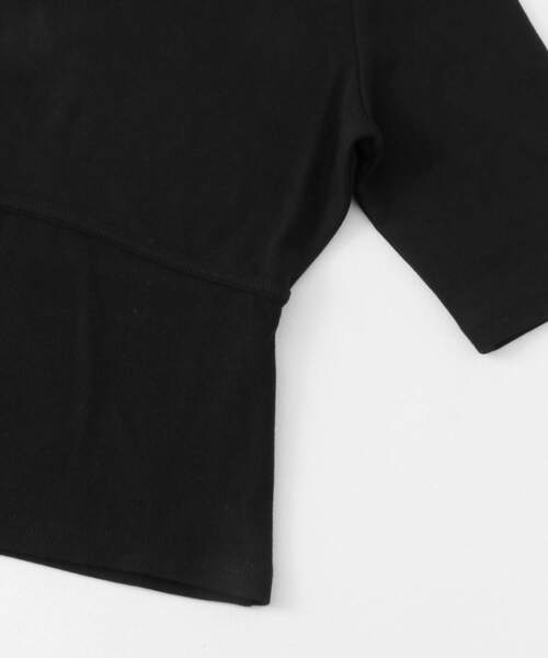 SENSE OF PLACE by URBAN RESEARCH(センスオブプレイスバイアーバンリサーチ)の「ウエストリブコンパクトトップ(Tシャツ/カットソー・レディース・アイボリー/ブラック/ライトグレー/レッド・ONE)」の5枚目の写真