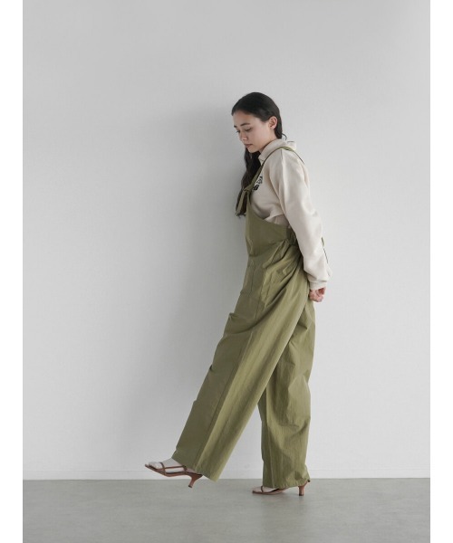 FIKA.(フィーカ)の「Cotton nylon overalls(その他パンツ・レディース・カーキ/オフホワイト・FREE)」の13枚目の写真
